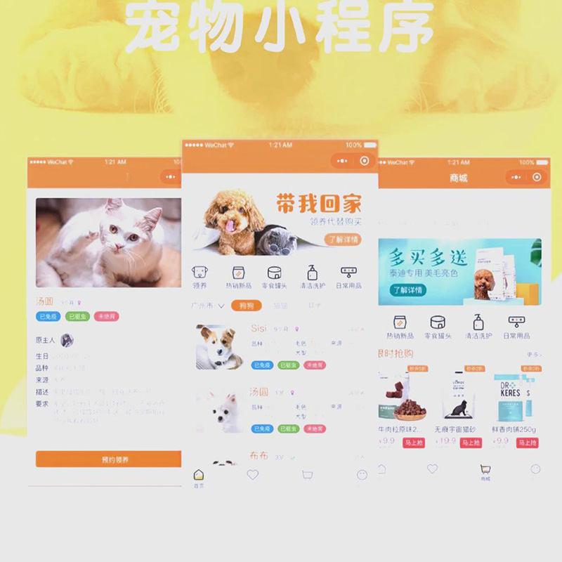 怎么開(kāi)發(fā)寵物店小程序